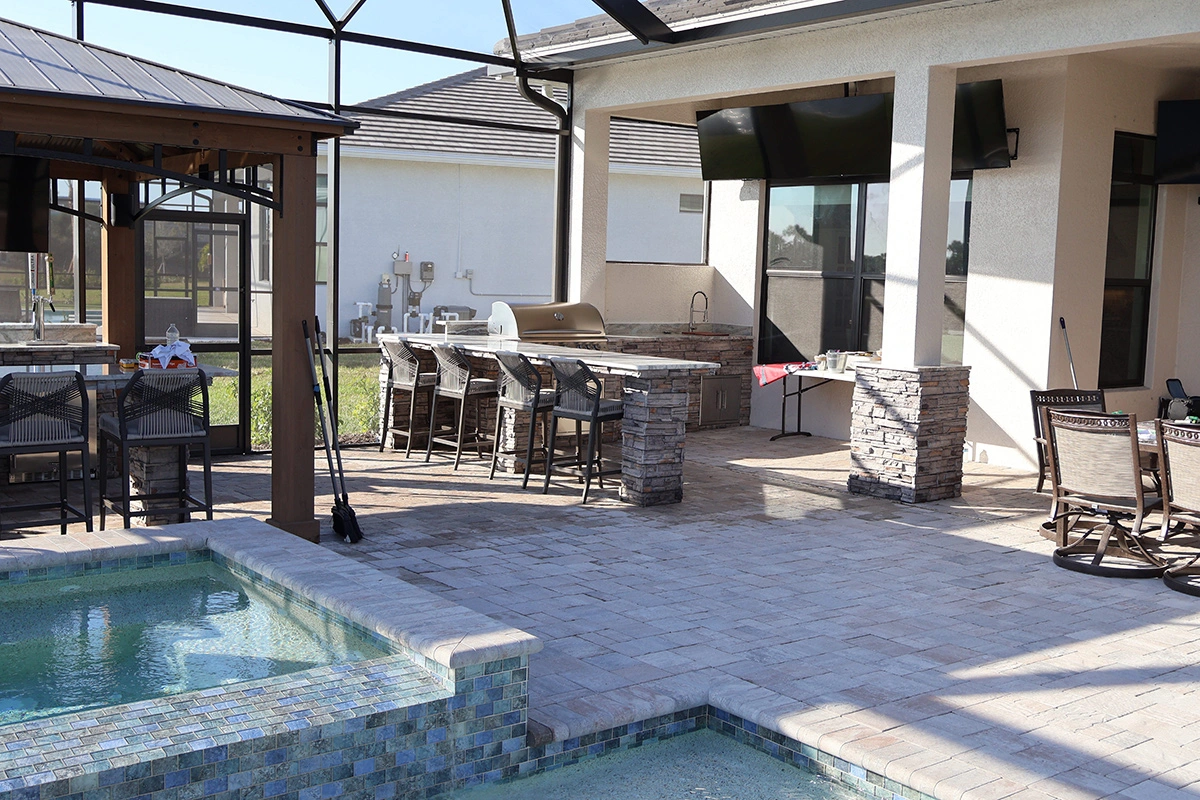 Cabana and pergola structure by Oasis Outdoor Living, project photo 8