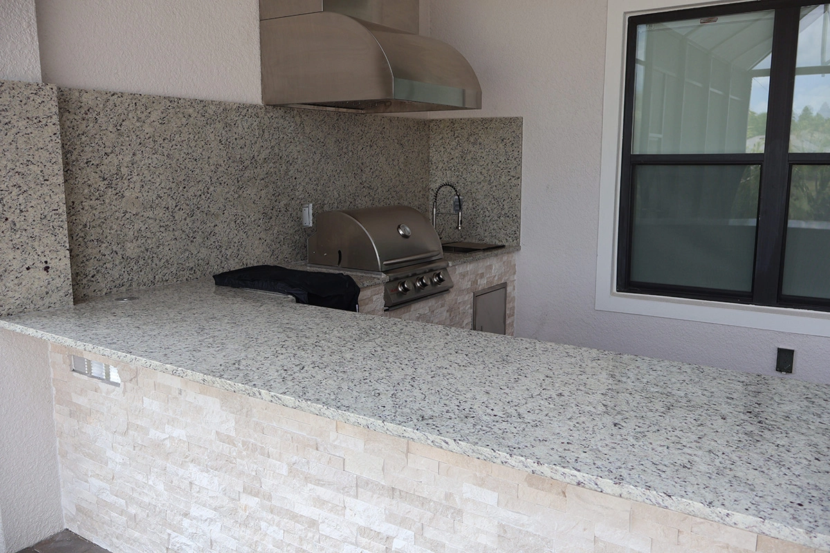 Granite and marble countertop work by Oasis Outdoor Living, project photo 3