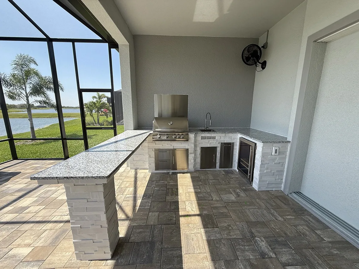 Prefab outdoor kitchen by Oasis Outdoor Living, project photo 13